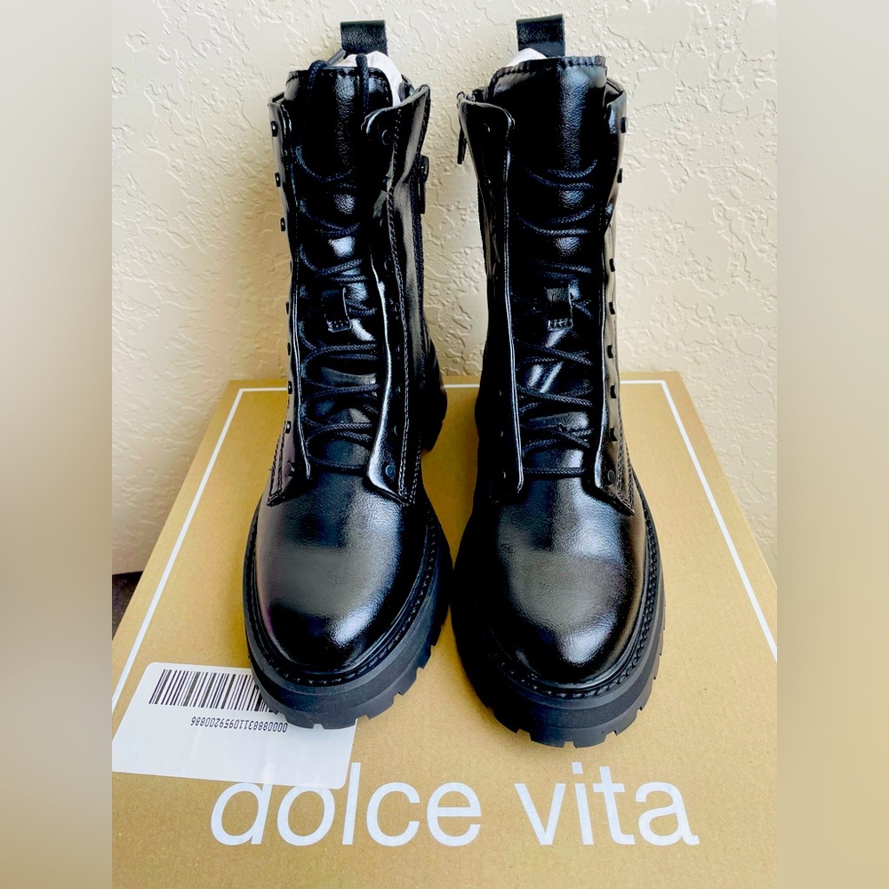 Dolce Vita Combact Boots women’s size 7.. Brand New